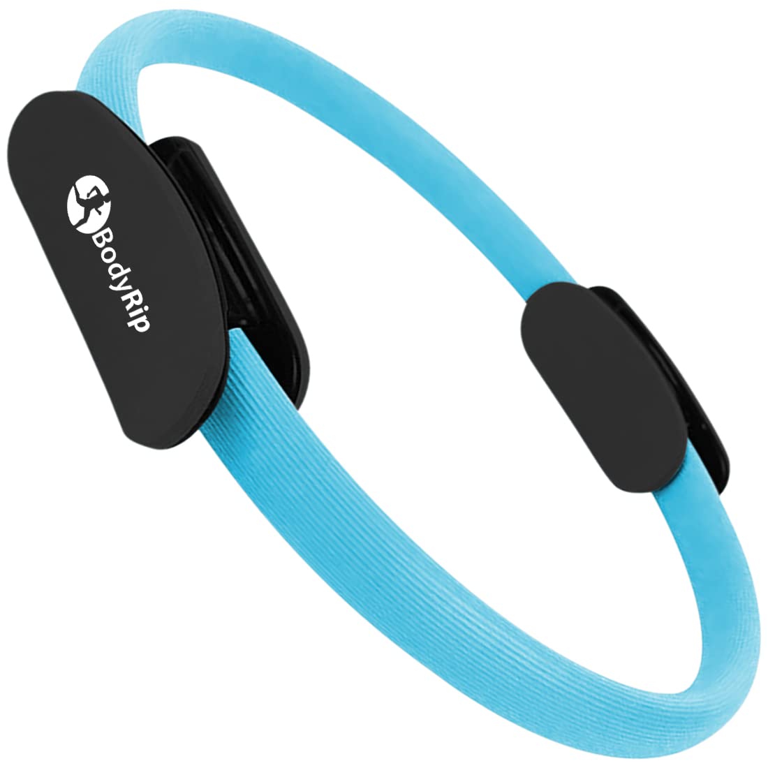 BodyRip Yoga Ring with Mat | 16in Double Handle Circle Bands | 6mm PVC or 15mm NBR, Non-Slip, Non-Absorbent | Gym Equipment for Home, Rubber Rings for Adults, Hoop Resistance, Fitness Accessories