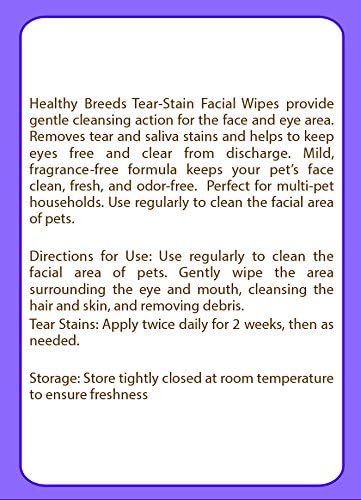 Miniatura 3 de Healthy Breeds Toallitas para manchas de lágrimas Cavapoo 70 unidades