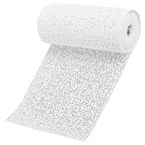 SOLUSTRE Tela de yeso para construcción y decoración DIY, resistente y fácil de usar, ideal para modelado de montañas y reparación de anclajes en paredes, color blanco