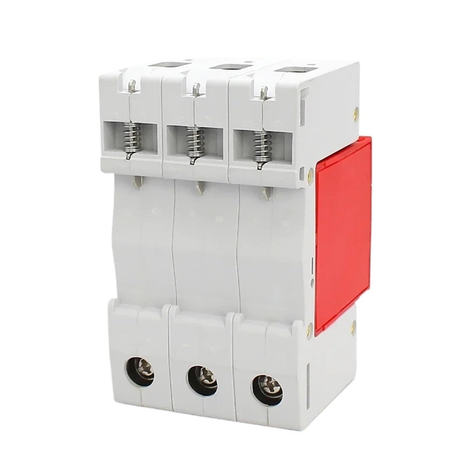 Protector contra sobretensiones y pararrayos Protector contra sobretensiones y rayos for uso doméstico, 3P, 20 KA, 60 KA, 80 KA, 110 V, 220 V, 385 V CA, for riel DIN, dispositivo de protección contra