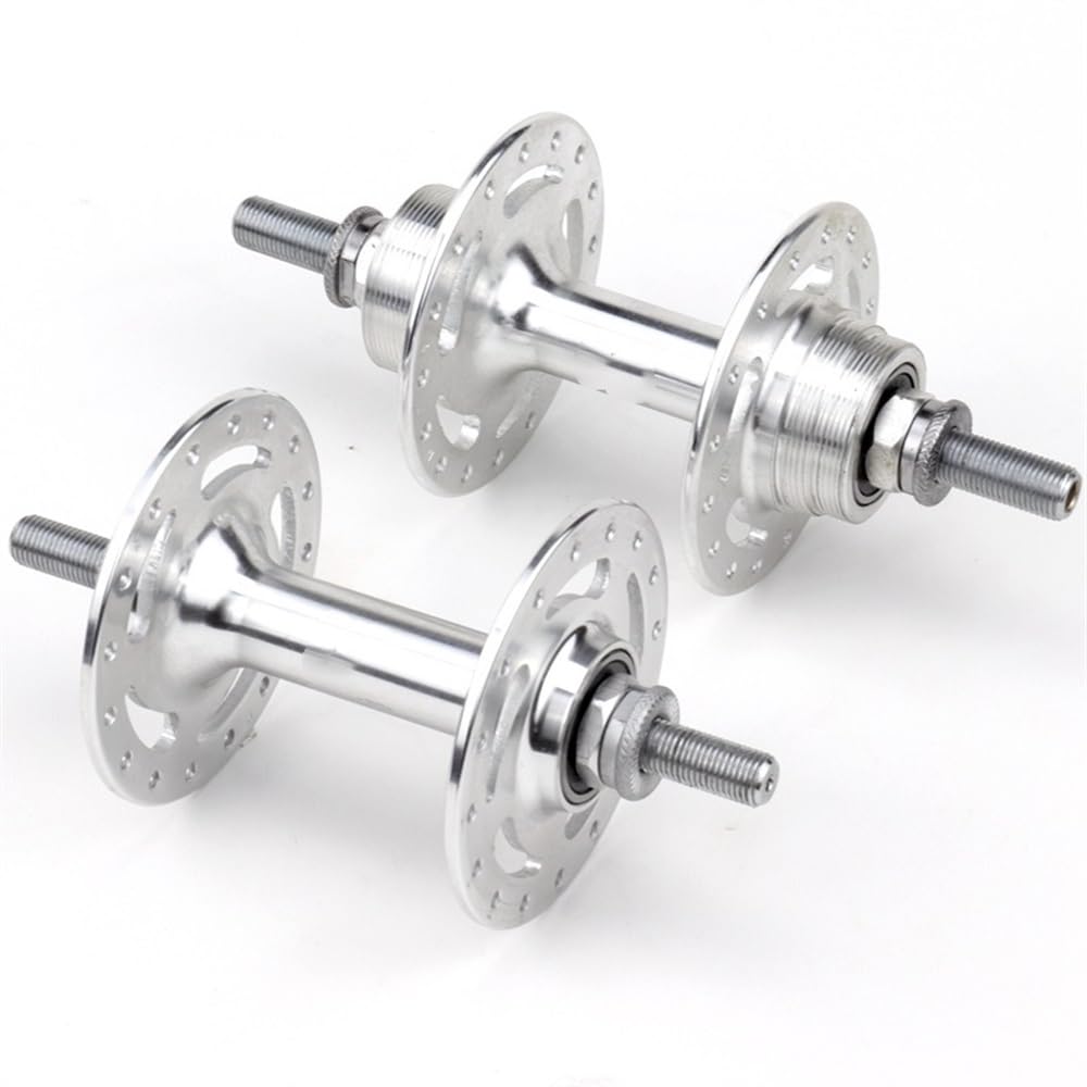 Serrages Et Blocages Rapides 20 24 28 32 36 Holes Fixed Gear Bicycle Single Speed Bike Hub with Sprockets and Lock Nuts Moyeu De Roue Brochettes