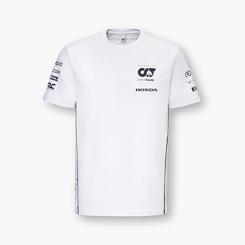 Red Bull Scuderia Alpha Tauri - Camiseta blanca del equipo 2023