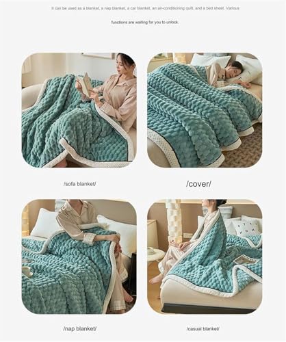 Cobertor pesado, cobertor pesado adulto grande cobertor de lã para adultos sofás macio cobertor quen