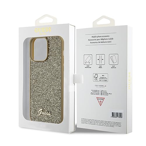 Guess Disco Metal Script Coque pour iPhone 15 Pro Max - vue 8