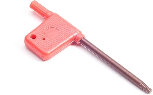 Utoolmart Destornillador Torx, llave inglesa T15 S2 con mango de bandera de estrella, 10 unidades