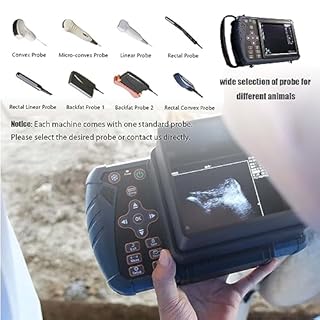 DAWEI S1 Veterinary Portable Ultrasound Scanner for Dog with 6.5Mhz Micro Convex Probe for Dog Cat Rabbits Small Animals use