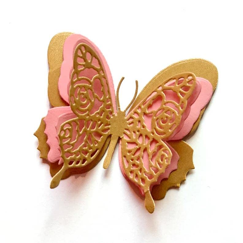4 Matrices Découpe Métal Papillon 3D - DIY Scrapbooking - Cartes Et Déco