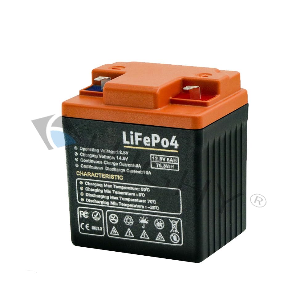 Akumulator litowo-żelazowo-fosforanowy 12 V 6 Ah LiFePO4 Akumulator litowo-jonowy 12 V do oświetlenia ulicznego zasilanego energią słoneczną, zabawek elektrycznych
