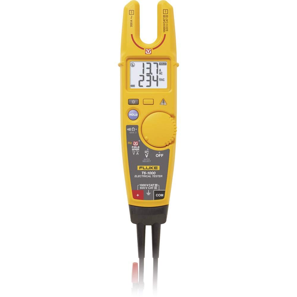 Fluke T6-1000/EU Tester Elektryczny, Żółty, 44 x 61 x 259mm