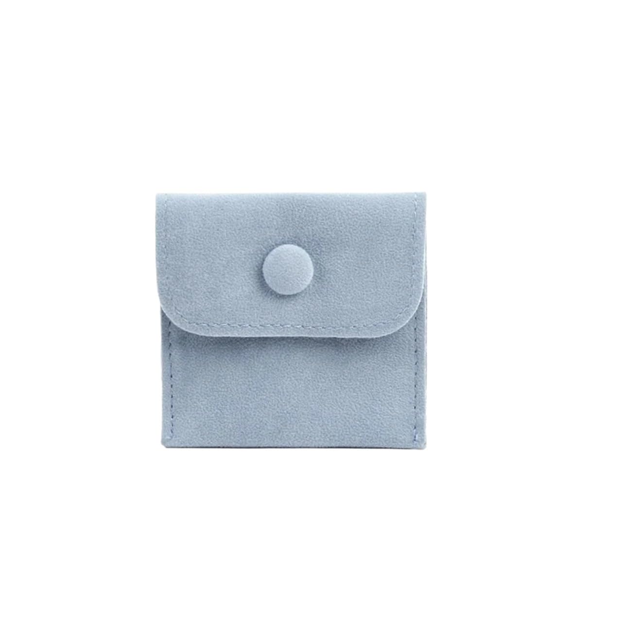 5 sacchetti porta gioielli in velluto con buste bottone a pressione, borsa for anelli, bracciali, collane, orecchini, confezioni regalo Per Collana Anelli