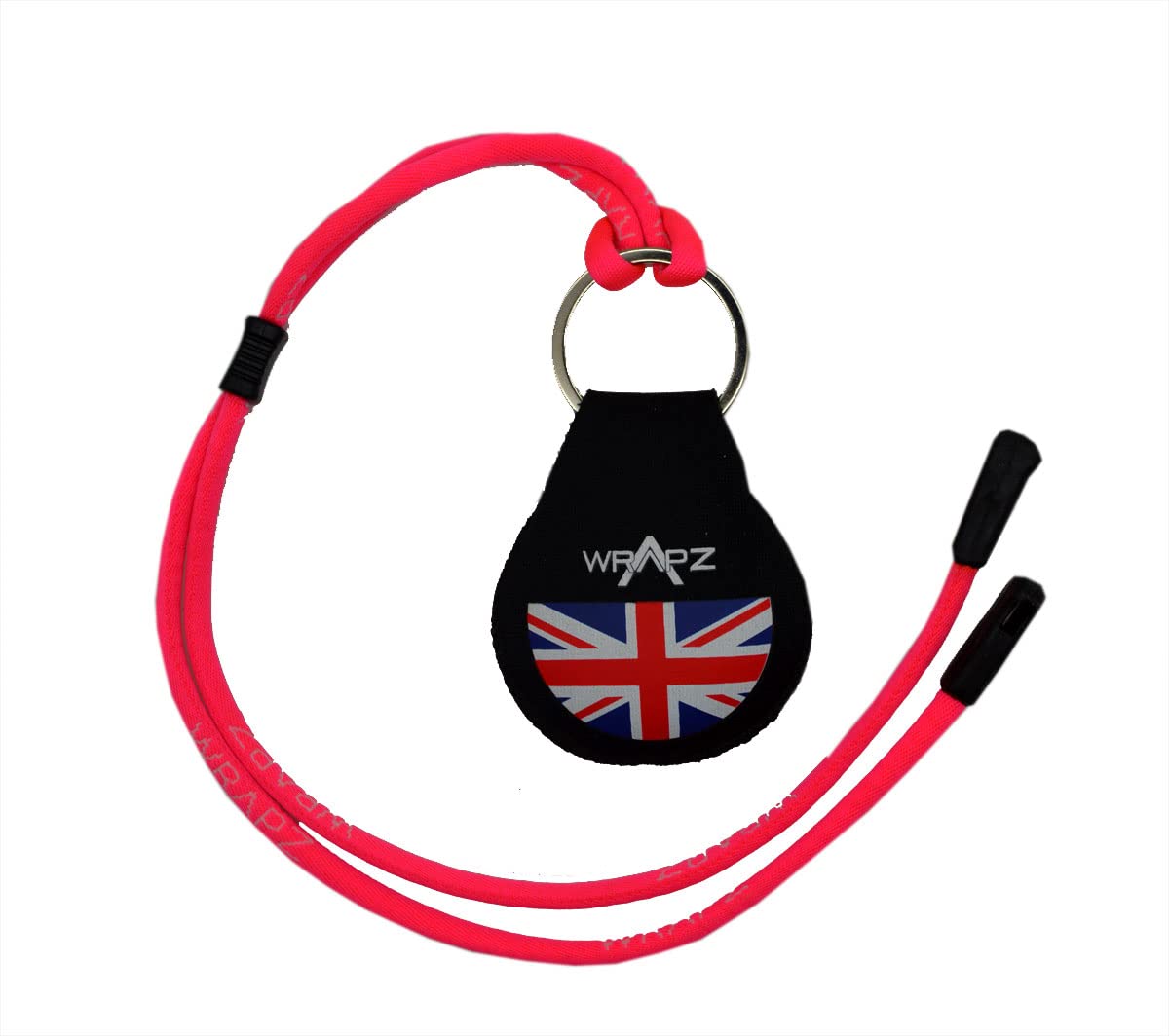 WrApz Floating Sunglasses Glasses Lanyard System Cord Strap String UK (Pink/Black UK Float)