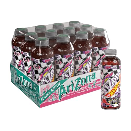 Image of AriZona x Hot Wheels Rad Berry Black and White Tea - 16 fl oz (12 Pack)
