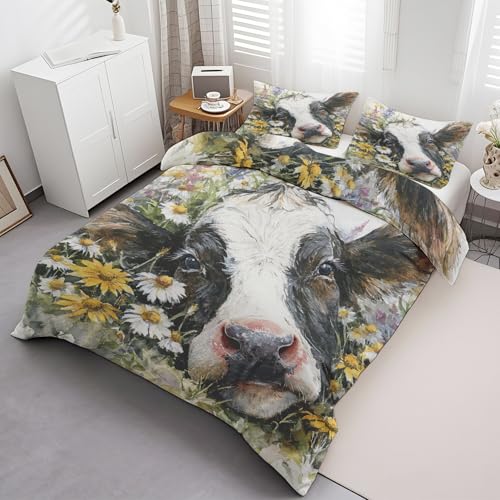 Parure de lit microfibre douce pour lit 2 personnes finie la couette qui glisse - 3