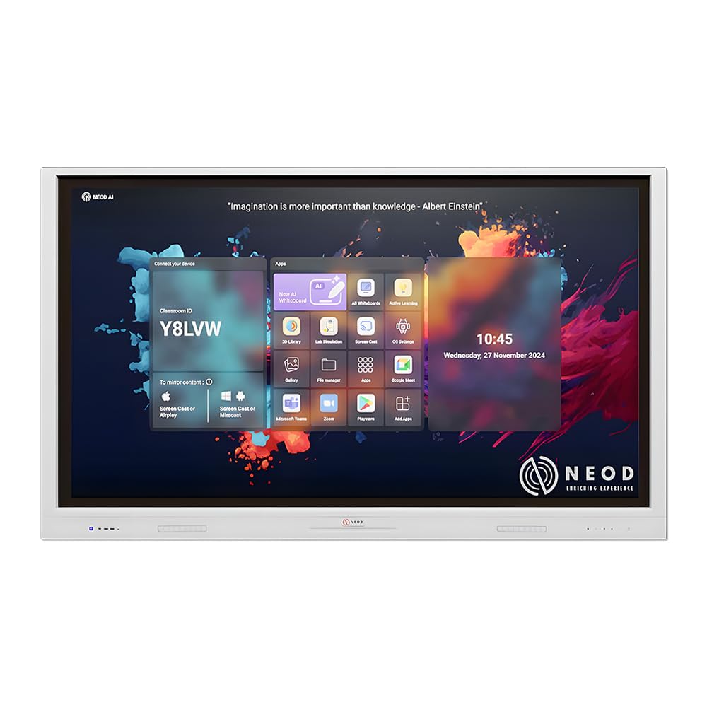 NEOD IFP AI-Powered Interactive Display Panel Android 14 | 8GB RAM 128GB ROM,Octa-Core Processor,Multitouch Screen|65 INCH-image-37