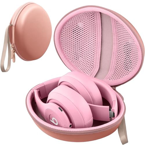 co2CREA Dur Étui de Voyage Rigide Housse Cas pour Beats Dr. Dre Studio Pro /Studio3 /Solo Pro /Solo4 /Solo3/ Solo2 /Solo sans Fil Housse Casque (boîte...
