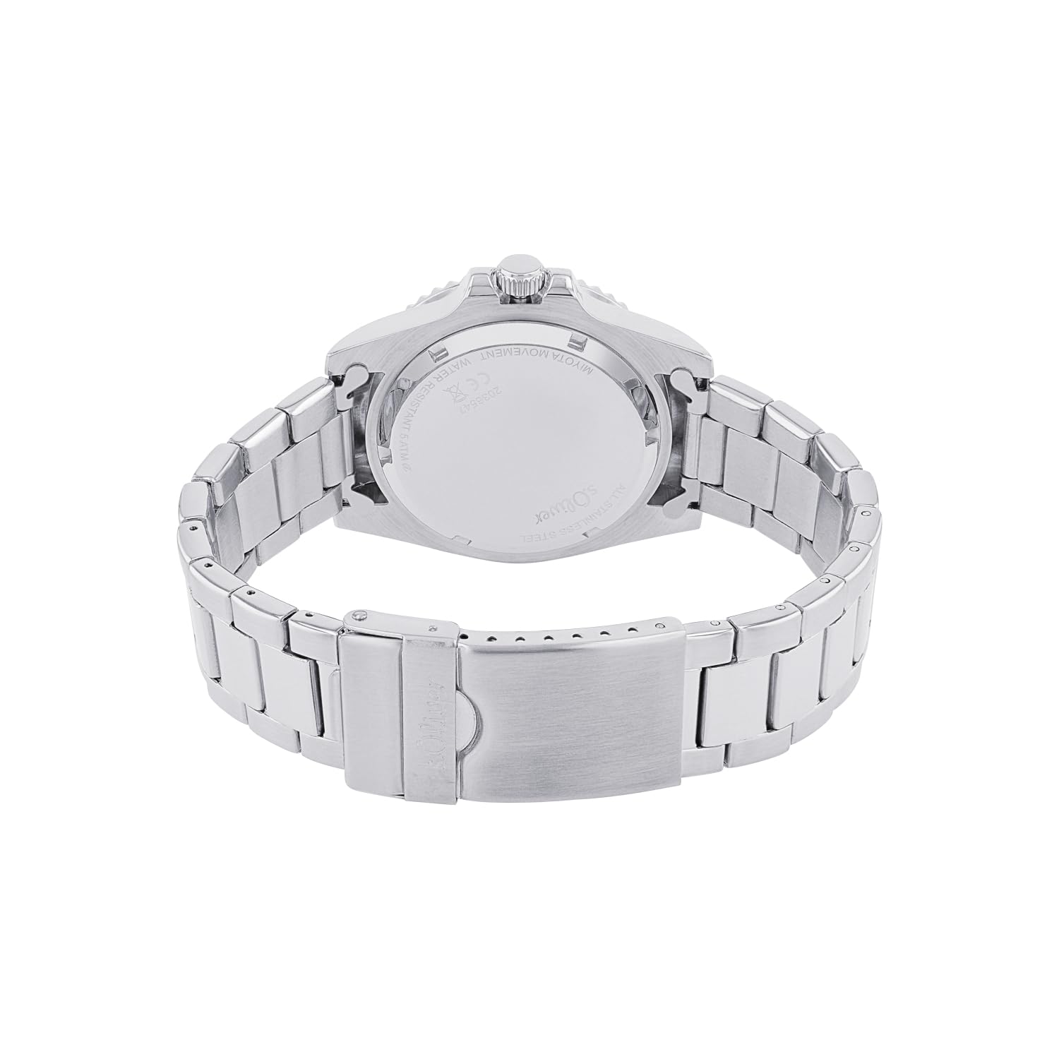 s.Oliver Armbanduhr Herren Quarzuhr analog, mit Edelstahl Armband, Silber, 5 bar wasserfest, Kommt in Uhren Geschenk Box, 2036547