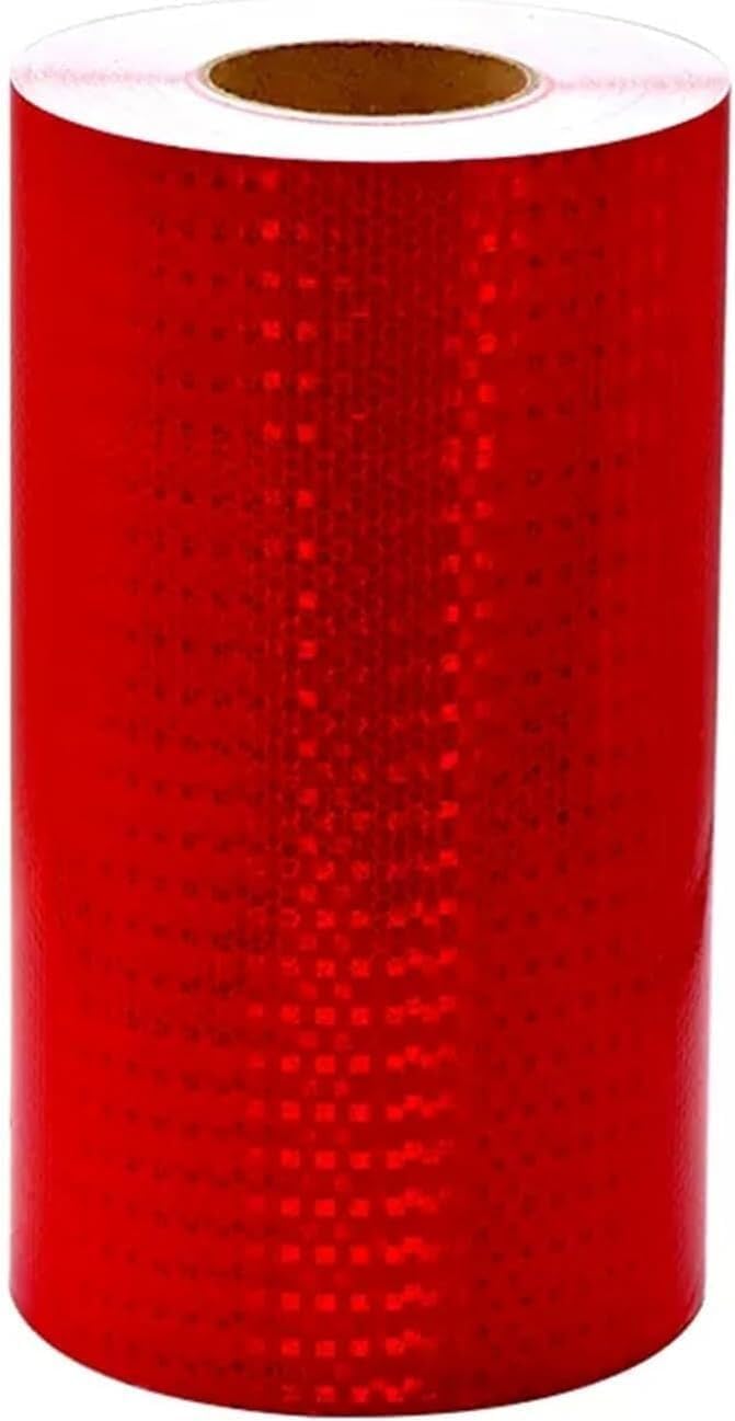 Reflective Tape, Reflective Safety Warning Tape Multicolor 50m x 30cm(White)