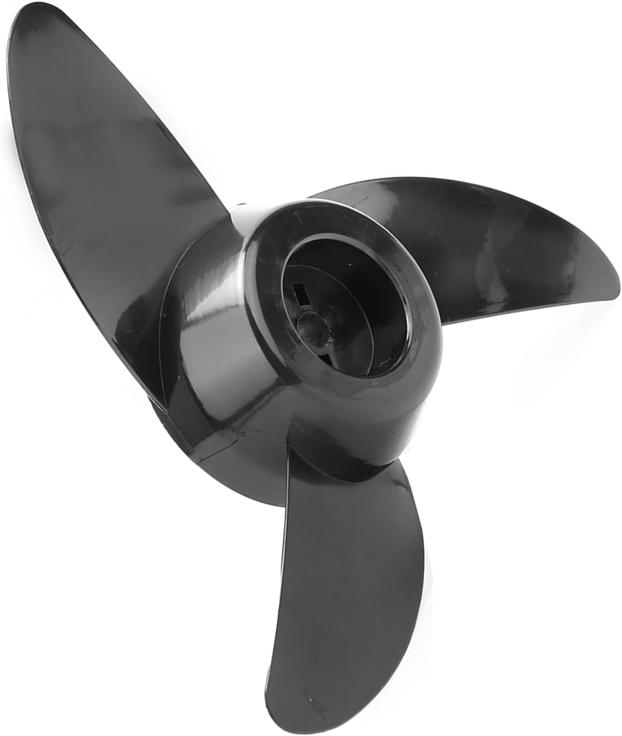 3 Blades Trolling Motor Propeller, Wireless Thicken Plastic Electric Thruster Fitting Outboard Motor Propeller Accessory for 28/36/46 Pound Trolling Motor