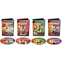 التدريب المتقدم لكرة السلة مدرسة جانون بيكرز لكرة السلة الأساسية الأربعة أقراص DVD للتدريب التعليمي