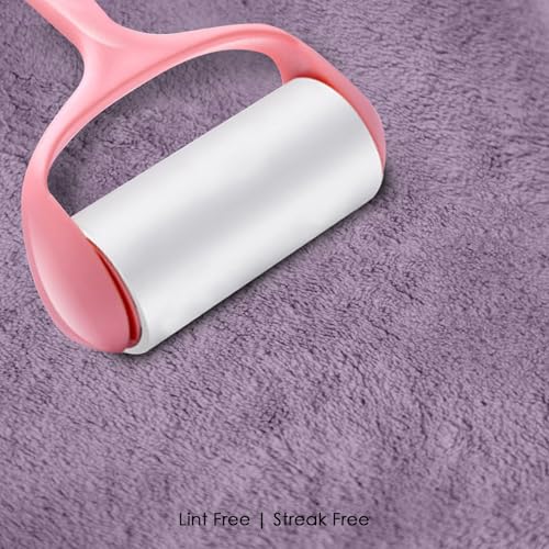 Image of HOUSSE Microfiber Face Towels | Ultra Absorbent, Odour-Free, Quick Dry 450 GSM Face Towel for Home, Gym, Travel, Running & Personal Use | 30x30 cm | Set of 4 in One Colour (Nirvana Purple, Pack of 4)