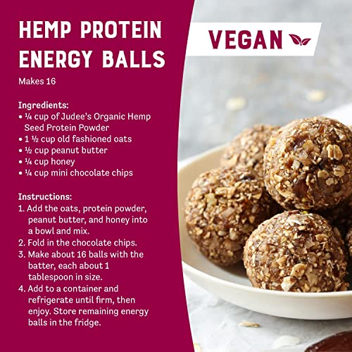 Judee's Organic Hemp Protein Powder 1.5 lb - All Natural Ground Hemp Seeds Powder - Great for Smoothies and Snacks - Non-GMO, Gluten Free and Nut Free - Image 5