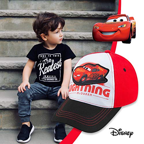 Disney Toddler Boys Rust eze Lightning McQueen Cars Baseball Cap - Age 4-73