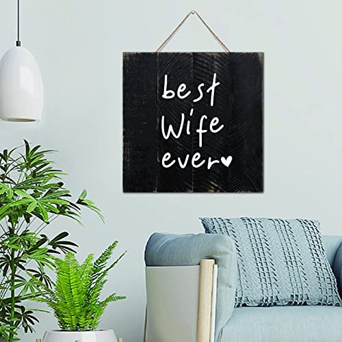 Plaque en bois vieilli pour déclarer votre amour à la maison