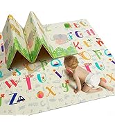 Baby Krabbelmatte, extra groß faltbar Babymatte, Spielmatte für Kleinkinder, Kinder baby,extra gr...