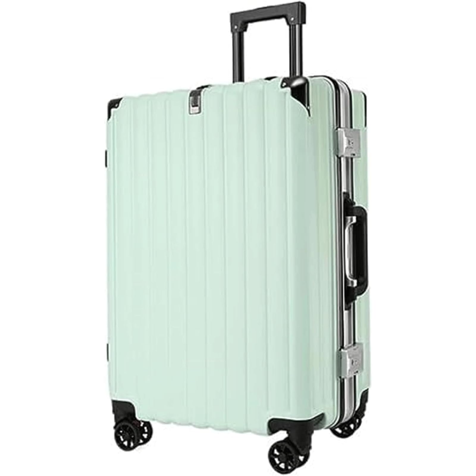 Maletas duras con Ruedas, Equipaje con Marco de Aluminio y Puerto de Carga USB, Cubierta de Carrito de Viaje portátil