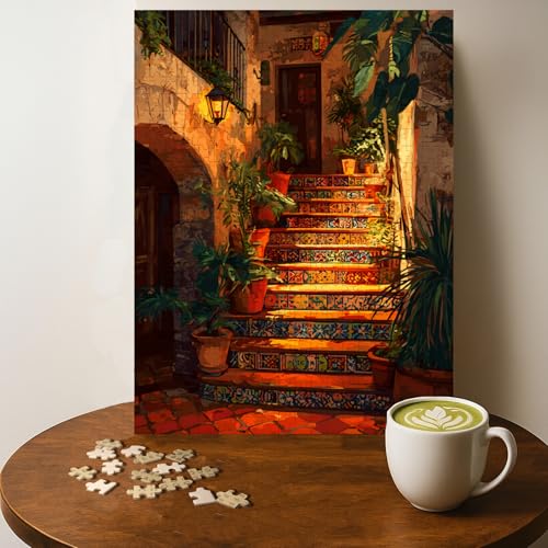 Spanish Hacienda puzzle bois 500pcs 20x15po
