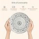 Wintem Modernes Tellerset 18-teilig aus Porzellan mit Mandala-Dekor, elegantes Service für 6 Personen