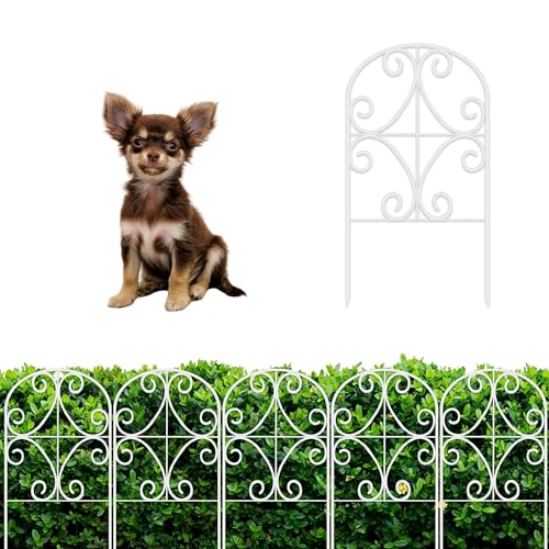 ShopLaLa Garden Fence Border Animal Barrier (10 Panels) 12in(L) x