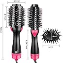 VIETNAM Hot Air Brush 3 in 1 One Step Hair Dryer and Styler Volumizer for Straightening, Curling, Salon Negative Ion Ceramic Blow Dryer Brush for All Hair Types gallery image