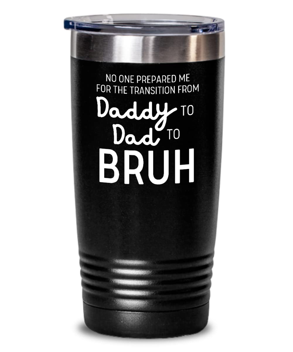 Gifts for dads who have everything, bruh daddy, for husband bonus dad dada, dad of boys birthday, fathers day, daddy tumblers