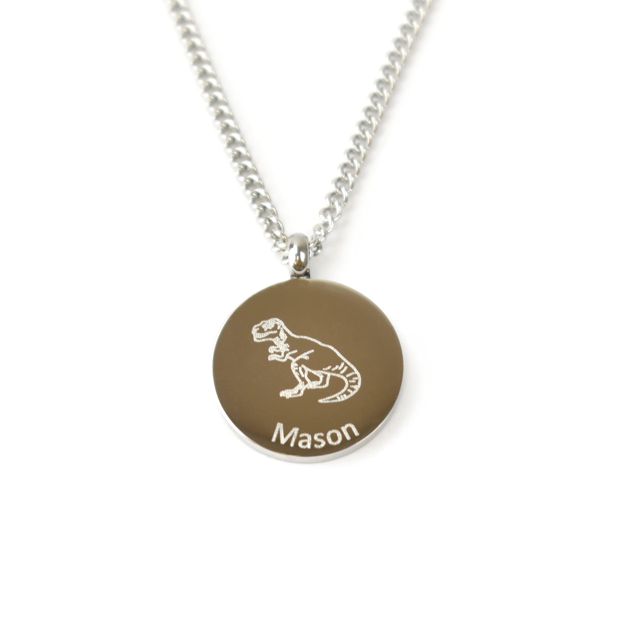 Myownjewelizedpersonalized Gift Little Boy Necklaces Dino Necklace