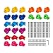 DS-Home Shopping Rock Climbing Holds for Kids, Pack of 24 Outdoor Climbing Hold Kit with Mounting Hardware for DIY Climbing Wall