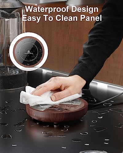 SWEETFULL Coffee Mug Warmer, Electric Cup Warmer for Desk - Wood photo 7
