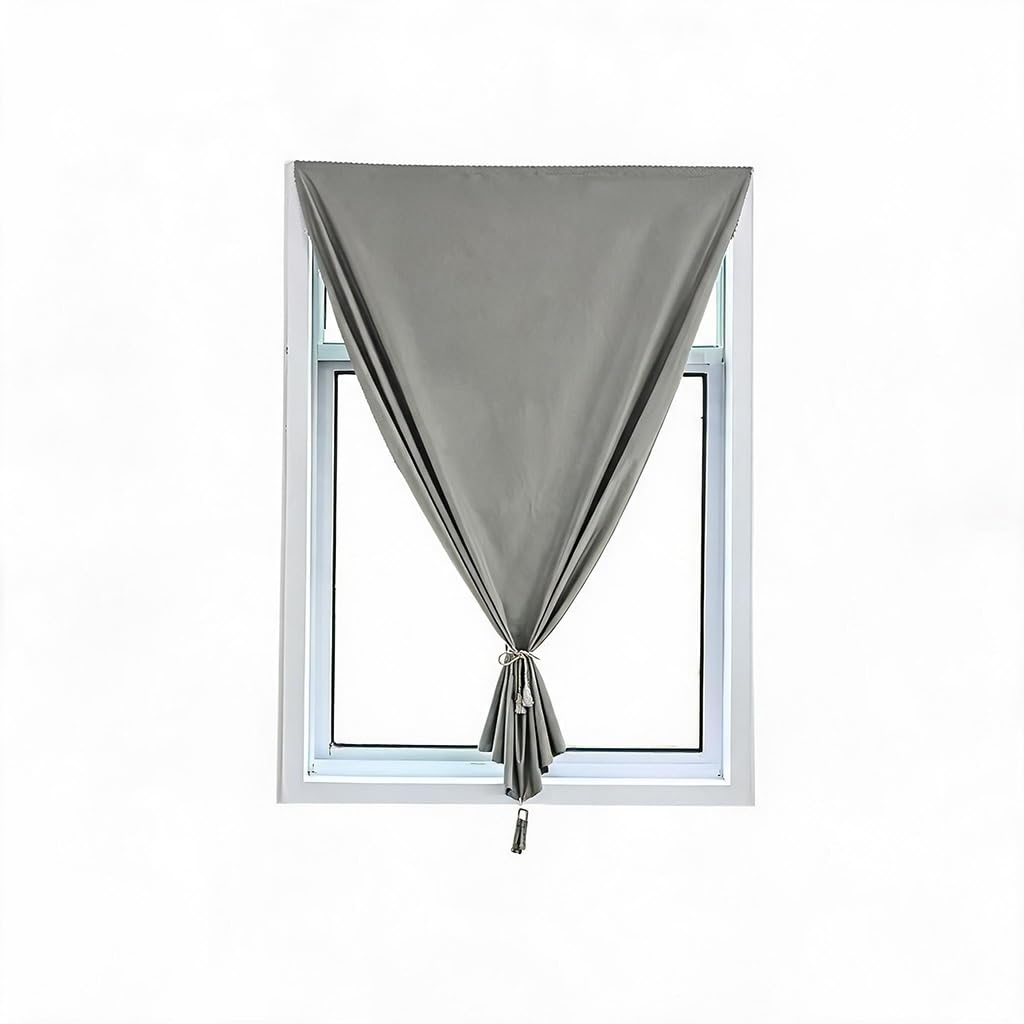 Deryzsdunk Blackout curtains thermal curtains for summer heat Self-adhesive easy to install machine washable