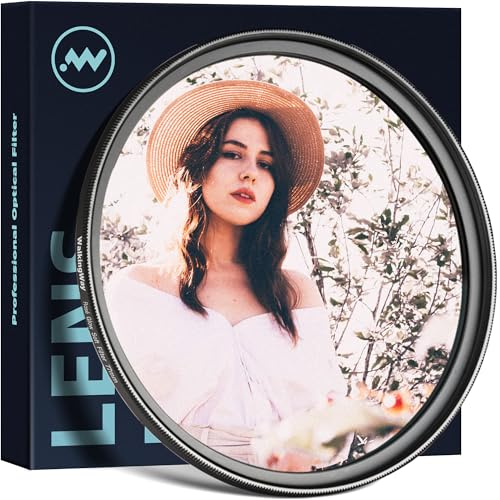 Walking Way Rose Glow Soft Filter 58MM - Coated Nostalgia Camera Lens Filter for Portraits & Golden Hour, Creates Subtle Pink Hues & Dreamy Soft Focus