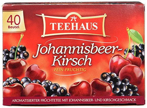 Teehaus Johannisbeer-Kirsch (Teebeutel), 3er Pack (3 x 90 g) Cover