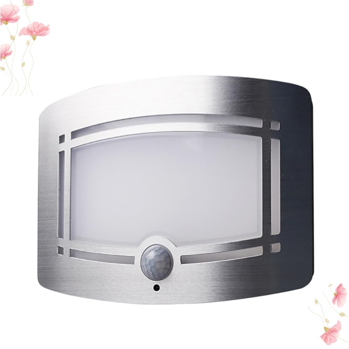 Ciieeo Lámpara de Pared Sensor Corporal, Aluminio Plata, 2 Unidades