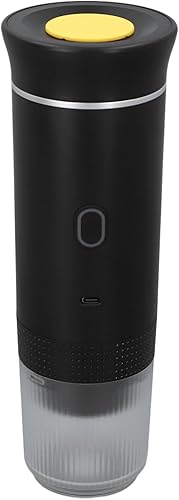 Cafetera portátil, mini cafetera eléctrica de 15 bares, autocalentable a mano, conveniente y versátil, cargador de coche USB C, compatible con disponible en Yaxa Guatemala