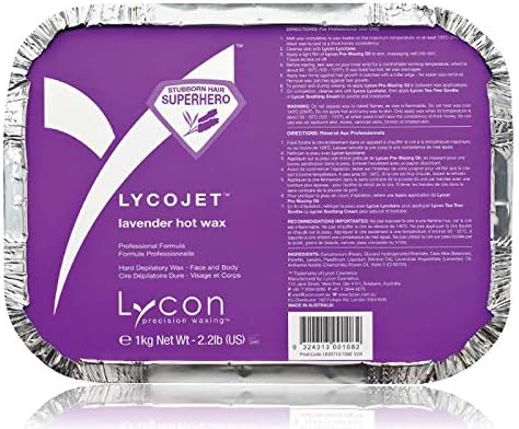 Lycon Wax ~ LYCOJET Lavender 1kg / 35oz Strip-Less Wax