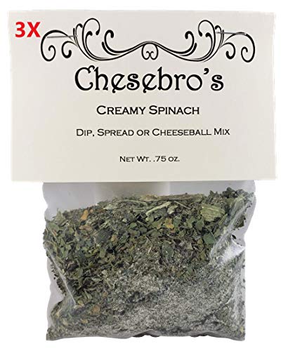 Chesebro's Creamy Spinach Dip Mix Spice 3 Pack