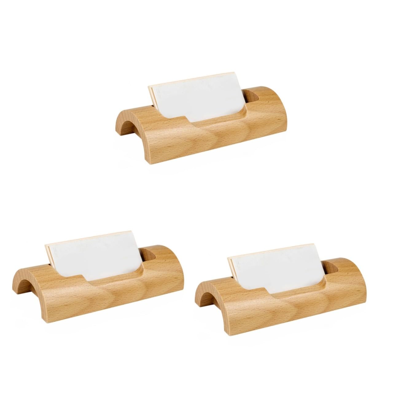 Lurrose 3pezzi Portabiglietti Design Per Per Biglietti Visita e Accessori Scrivania e