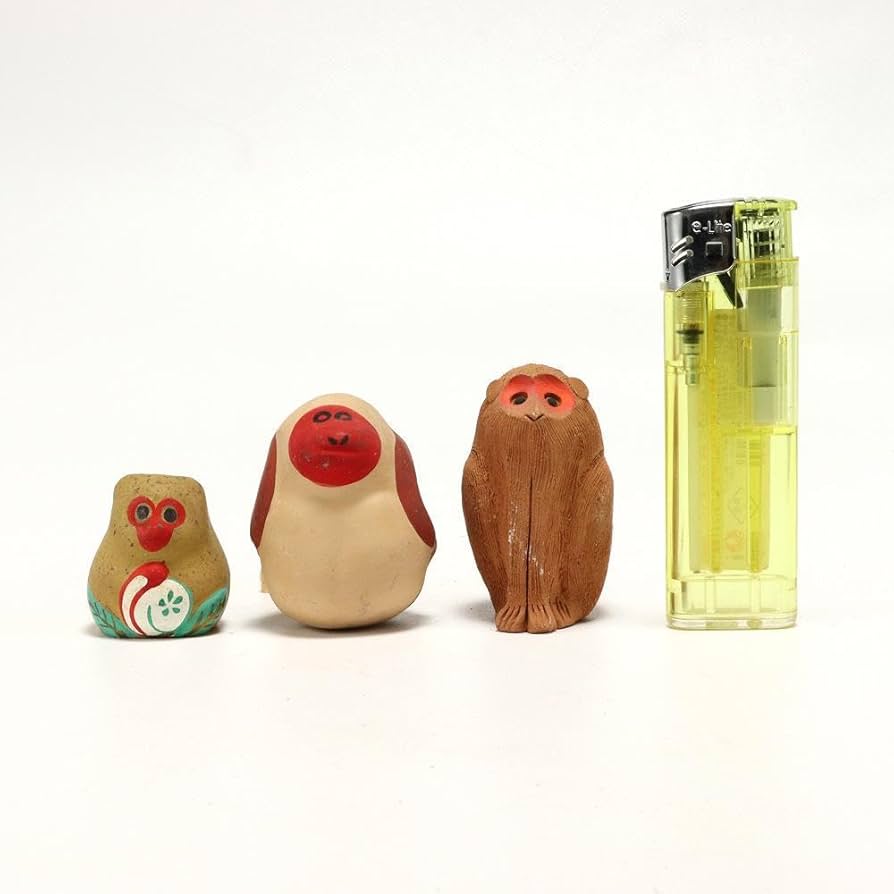 中村人形の干支鈴５体です(猿2体) Amazon.co.jp: 太宰府天満宮 干支鈴 令和六年 辰 小 中村人形