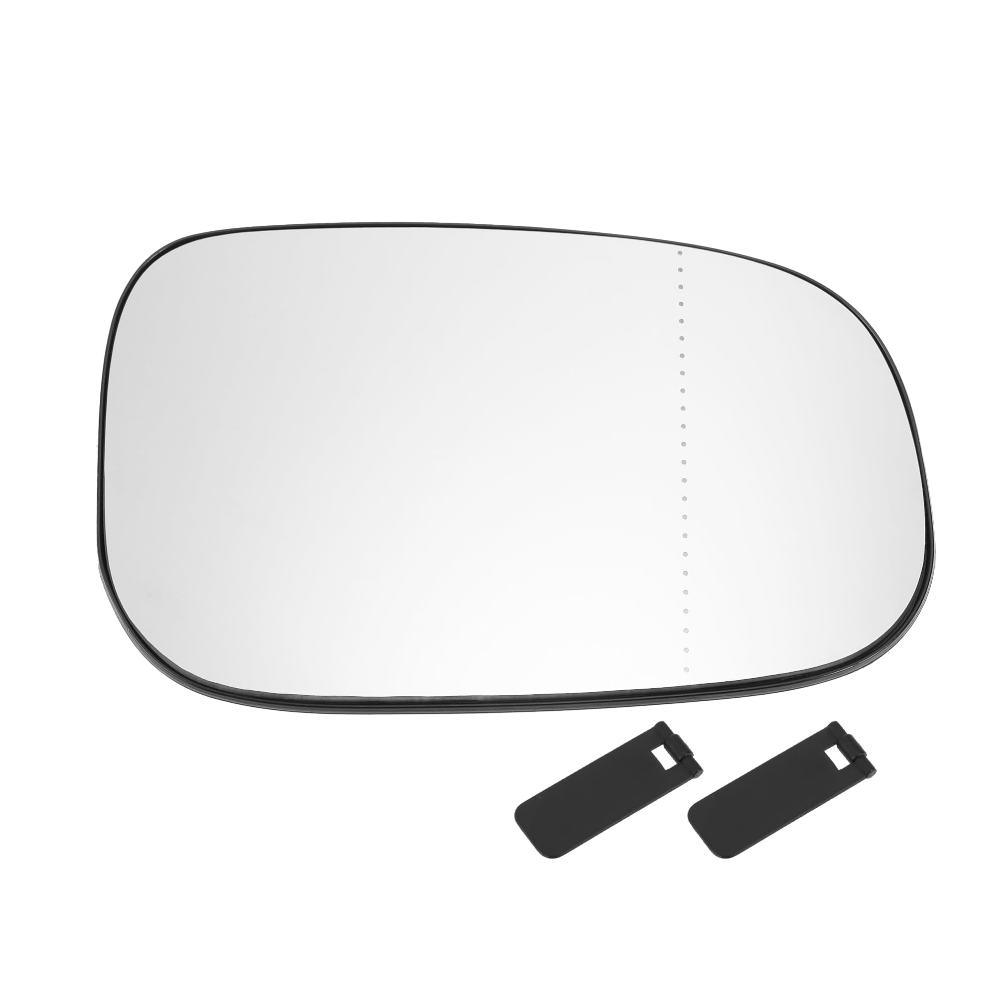 A ABSOPRO Prawe lusterko boczne zamiennik do Volvo C30 06-09 1 sztuka | Do Volvo C70,S40,S60,V50 06-09, V70 07-08, OE30762572, biały, tworzywo sztuczne, prawdziwe szkło, 17 cm, płyta nośna