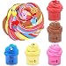 SWZY Butter Slime Kit,Fluffy Slime,avec Slime Bleu Pare-balles, Slime Jaune crème Pare-balles, Slime Rouge Pare-balles, Slime de café Pare-balles, Slime Rose foncé Pare-balles, 5 Couleurs (Nouveau)