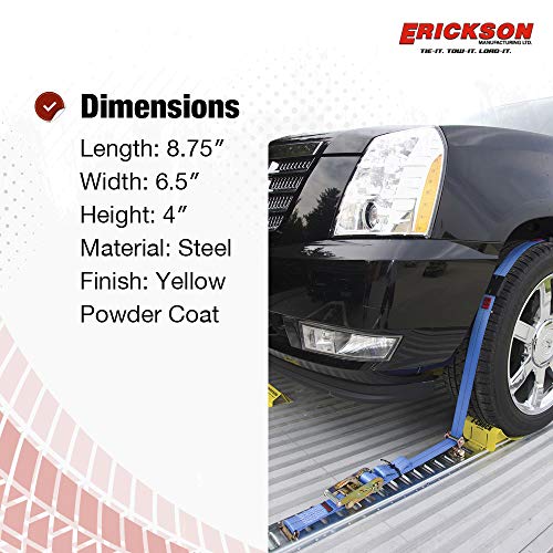 Erickson 09162 E-Track Moveable Wheel Chock,1 Pk #TOP5