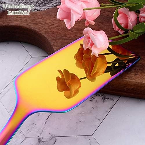 Küchenhelfer Set 12 Stück Edelstahl Küchen Utensilien Titan regenbogen Küchenzubehör Kochgeschirr Set, Home Kitchen Cooking Tools Küchen Utensil